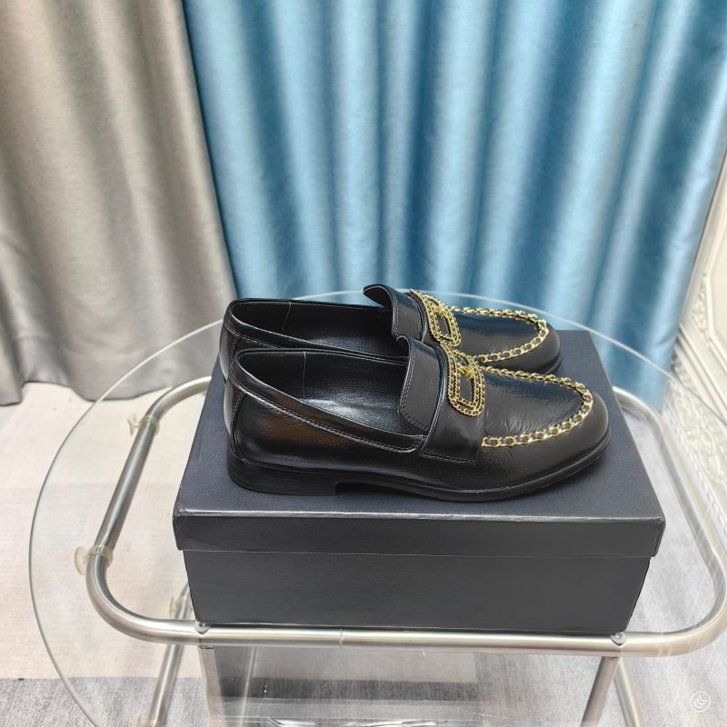 Ch*el leather shoes